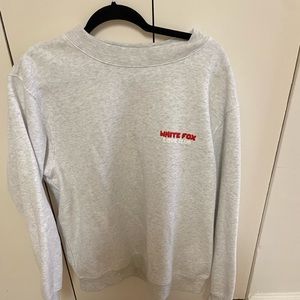 White fox crewneck